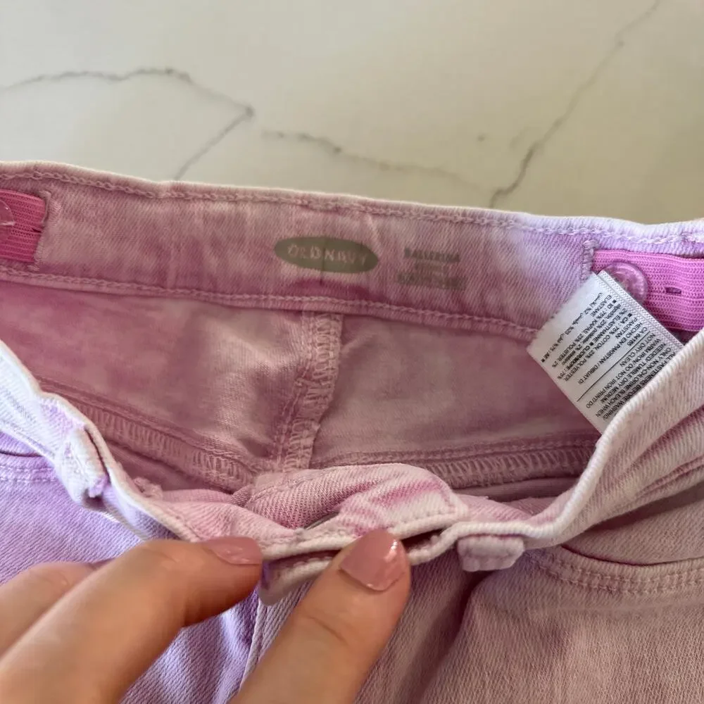 Old Navy Pink Ballerina Skinny Jeans - Stone Wash